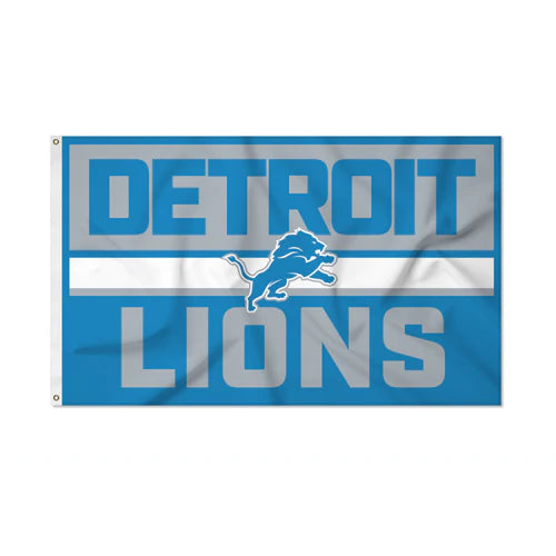 Detroit Lions 3' x 5' Bold Banner Flag by Rico