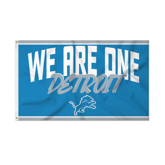Detroit Lions 3' x 5' Script Banner Flag by Rico