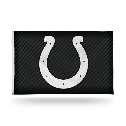 Indianapolis Colts Carbon Fiber Design 3' x 5' Banner Flag by Rico Industries