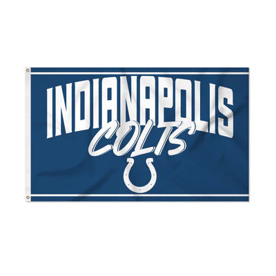 Indianapolis Colts 3' x 5' Script Banner Flag by Rico