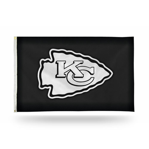 Kansas City Chiefs 3' x 5' Carbon Fiber Banner Flag by Rico