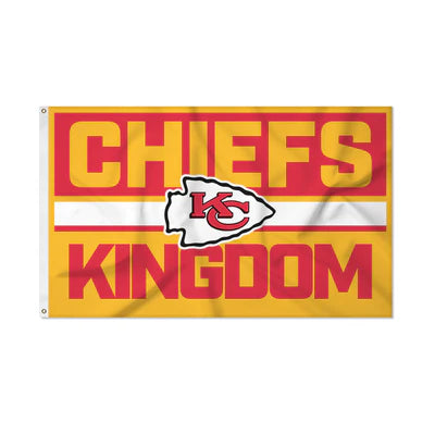 Kansas City Chiefs 3' x 5' Bold Banner Flag by Rico