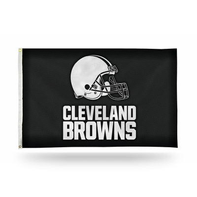 Cleveland Browns Carbon Fiber Design 3' x 5' Banner Flag by Rico