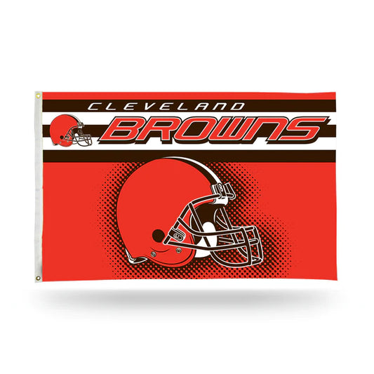 Cleveland Browns Helmet 3' x 5' Banner Flag by Rico Industries
