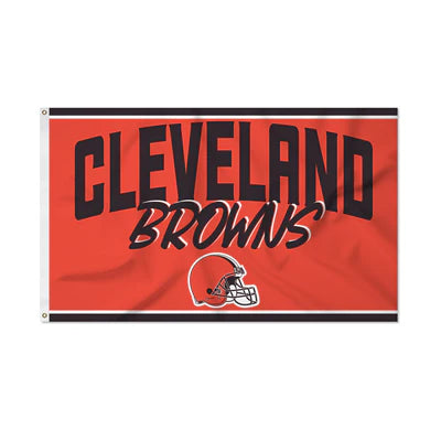 Cleveland Browns 3' x 5' Script Banner Flag by Rico