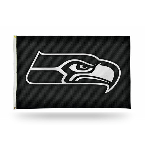 Seattle Seahawks 3' x 5' Carbon Fiber Banner Flag by Rico