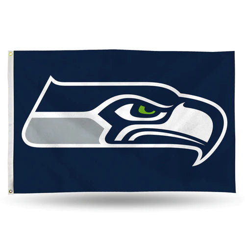 Seattle Seahawks Classic Design 3' x 5' Single Sided Banner Flag by Rico