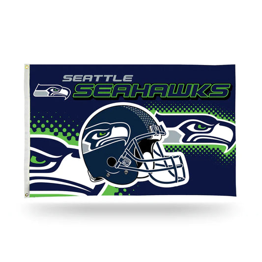Seattle Seahawks Helmet Banner Flag by Rico Industries