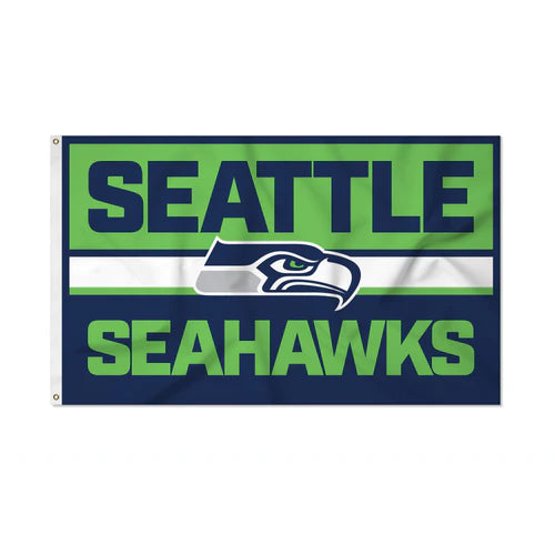 Seattle Seahawks 3' x 5' Bold Banner Flag by Rico