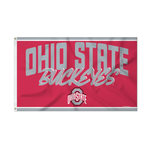 Ohio State Buckeyes 3' x 5' Script Banner Flag by Rico