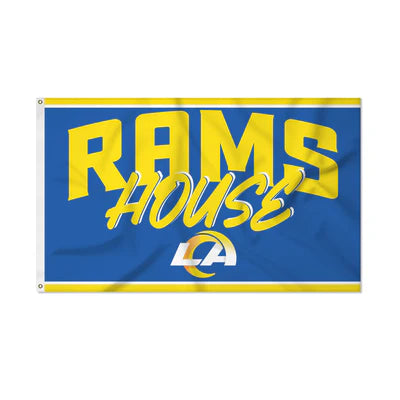 Los Angeles Rams 3' x 5' Script Banner Flag by Rico