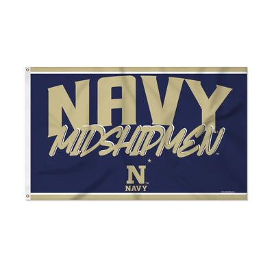 U.S. Naval Academy Midshipmen 3' x 5' Script Banner Flag by Rico Industries