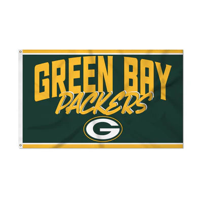 Green Bay Packers 3' x 5' Script Banner Flag by Rico