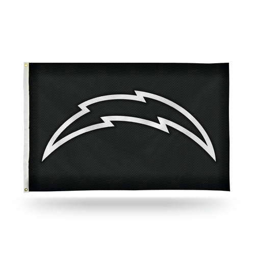 Los Angeles Chargers Carbon Fiber Design 3' x 5' Banner Flag by Rico