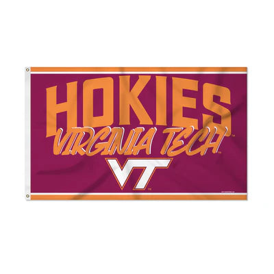 Virginia Tech Hokies 3' x 5' Script Banner Flag by Rico