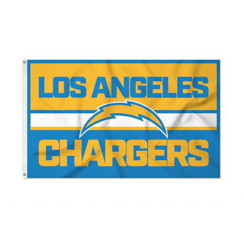 Los Angeles Chargers Bold Design 3' x 5' Banner Flag by Rico