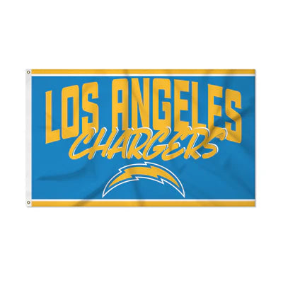 Los Angeles Chargers 3' x 5' Script Banner Flag by Rico