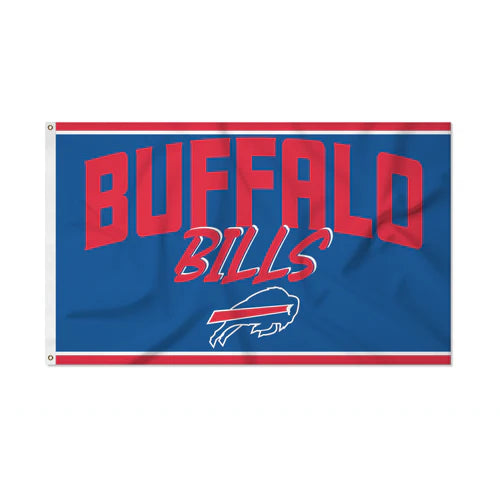 Buffalo Bills 3' x 5' Script Design Banner Flag by Rico
