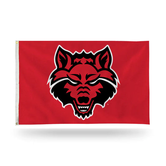 Arkansas State Red Wolves 3' x 5' Banner Flag by Rico