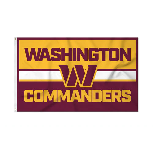 Washington Commanders 3' x 5' Bold Banner Flag by Rico