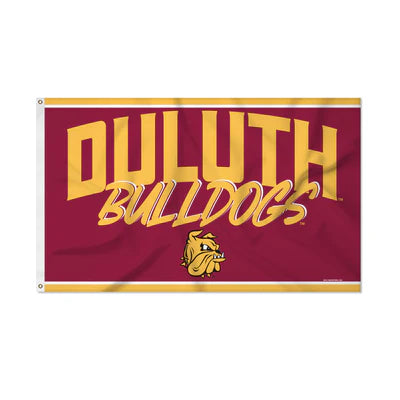 Minnesota-Duluth Bulldogs 3' x 5' Script Banner Flag by Rico
