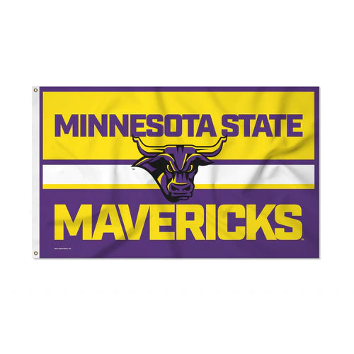 Minnesota State-Mankato Mavericks 3' x 5' Bold Banner Flag by Rico