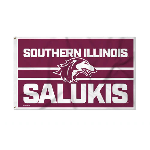 Southern Illinois Salukis 3' x 5' Bold Banner Flag by Rico