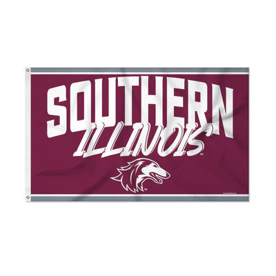 Southern Illinois Salukis 3' x 5' Script Banner Flag by Rico