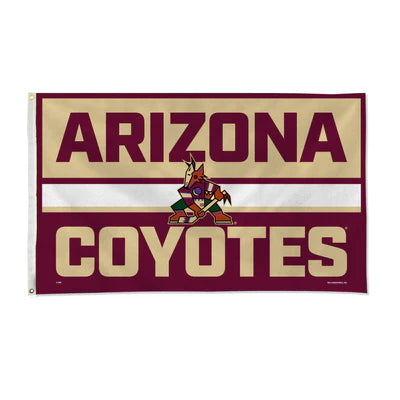 Arizona Coyotes 3' x 5' Bold Banner Flag by Rico