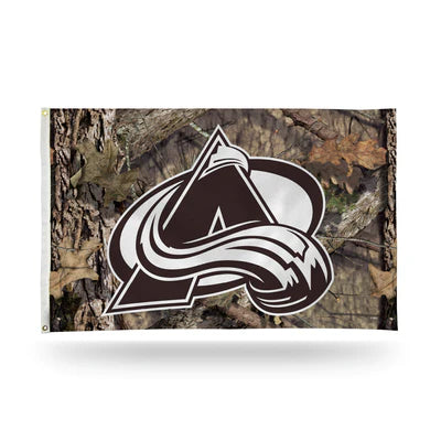 Colorado Avalanche / Mossy Oak 3' x 5' Camo Break-Up Country Banner Flag by Rico
