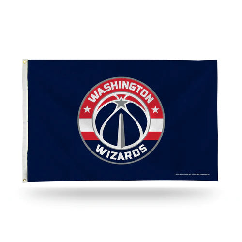 Washington Wizards Carbon 3' x 5' Banner Flag by Rico Industries