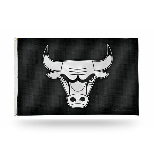 Chicago Bulls Carbon Fiber 3' x 5' Banner Flag by Rico Industries
