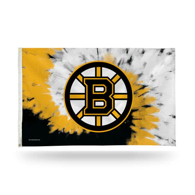 Boston Bruins Tie Dye Design 3' x 5' Banner Flag by Rico
