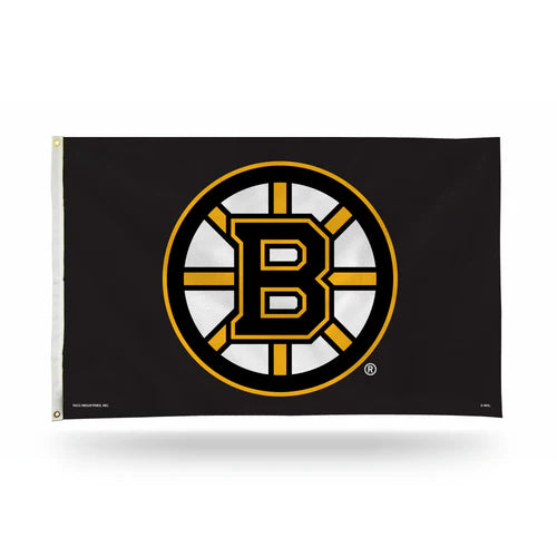 Boston Bruins Classic Design 3' x 5' Single Sided Banner Flag by Rico