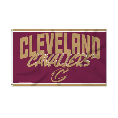 Cleveland Cavaliers Script Design 3' x 5' Banner Flag by Rico