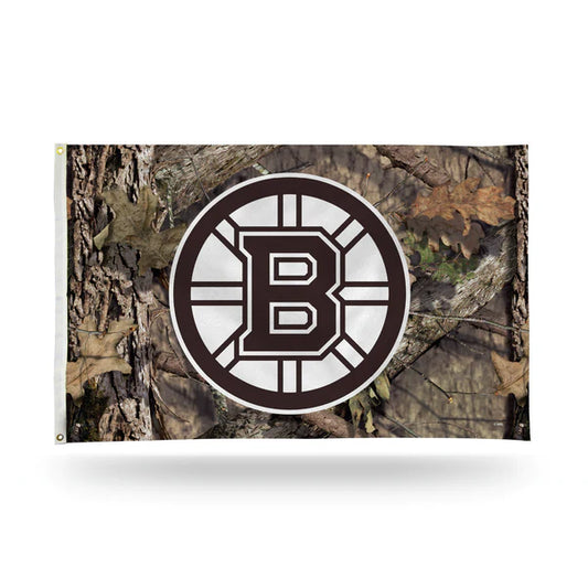 Boston Bruins Bruins / Mossy Oak Camo Break-Up Country Banner Flag