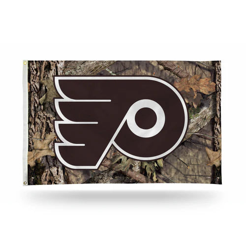 Philadelphia Flyers 3' x 5' Mossy Oak Camo Break-Up Country Banner Flag by Rico