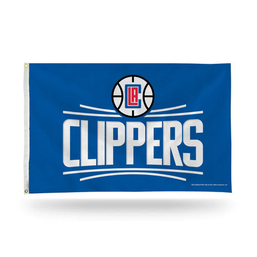 Los Angeles Clippers Classic Design 3' x 5' Single Sided Banner Flag by Rico