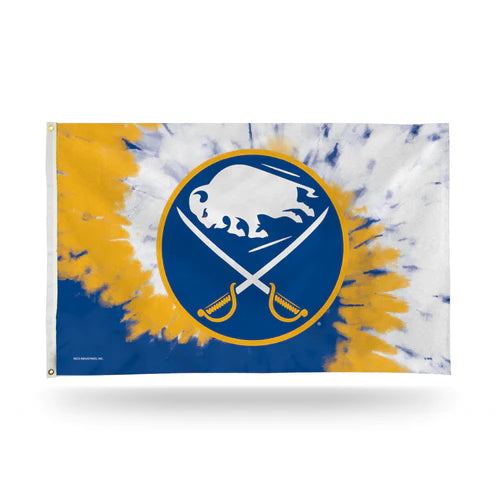 Buffalo Sabres 3' x 5' Tie Dye Banner Flag by Rico