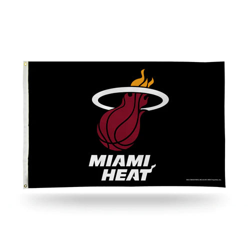 Miami Heat Classic Design 3' x 5' Single Sided Banner Flag by Rico
