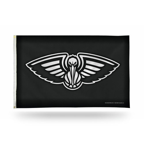 New Orleans Pelicans Carbon Fiber Design 3' x 5' Banner Flag by Rico Industries