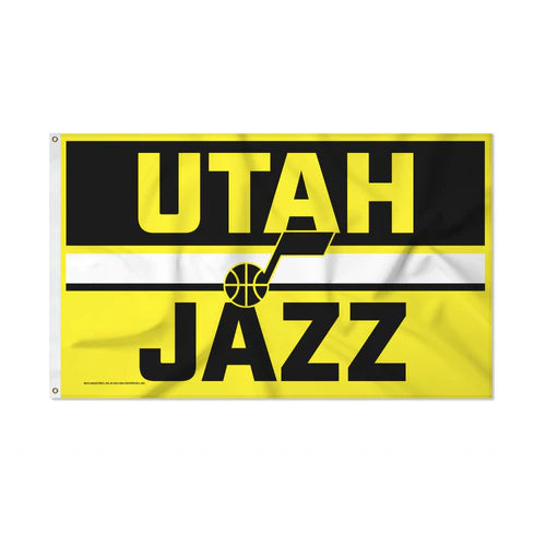 Utah Jazz Bold Design 3' x 5' Banner Flag by Rico