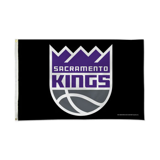 Sacramento Kings Black Banner Flag by Rico Industries