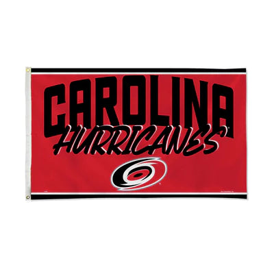 Carolina Hurricanes 3' x 5' Script Banner Flag by Rico