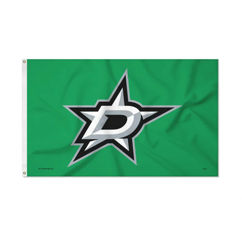 Dallas Stars 3' x 5' Kelly Green Banner Flag by Rico Industries