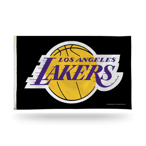 Los Angeles Lakers Classic Design 3' x 5' Single Sided Banner Flag by Rico