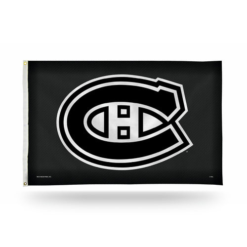 Montreal Canadiens 3' x 5' Carbon Fiber Banner Flag by Rico
