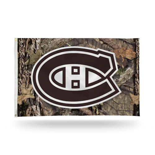 Montreal Canadiens 3' x 5' Mossy Oak Camo Break-Up Country Banner Flag by Rico