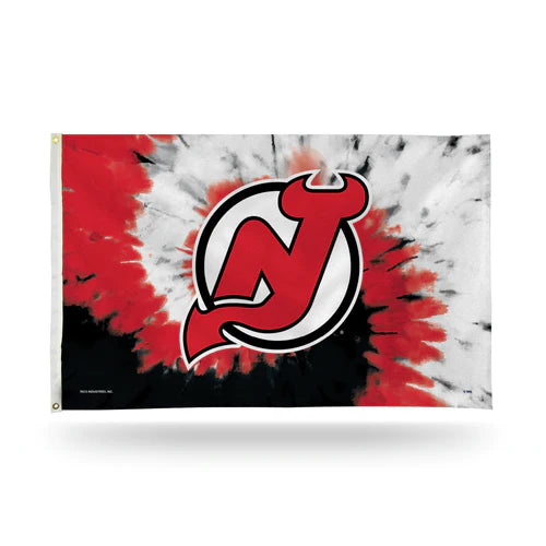 New Jersey Devils Tie Dye Design 3' x 5' Banner Flag by Rico