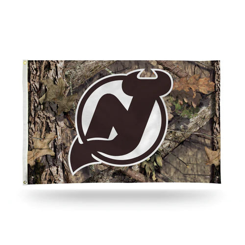 New Jersey Devils 3' x 5' Mossy Oak Camo Break-Up Country Banner Flag by Rico